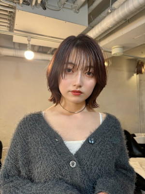 オフィスカラー/暖色カラー/ラベンダーブラウン