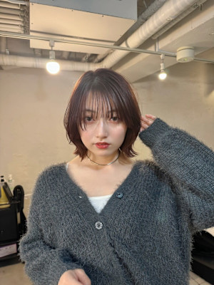 オフィスカラー/暖色カラー/ラベンダーブラウン