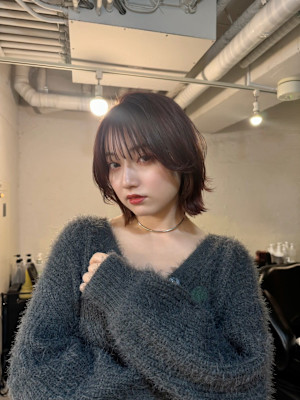 オフィスカラー/暖色カラー/ラベンダーブラウン