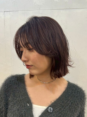 ベルボブ/顔周りレイヤー/ウルフボブ