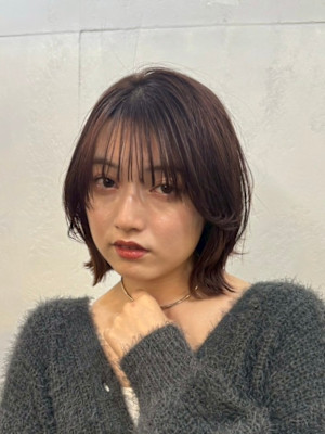 ベルボブ/顔周りレイヤー/ウルフボブ