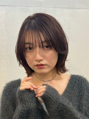 ベルボブ/顔周りレイヤー/ウルフボブ