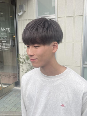 アッシュグレー／グレージュ／アッシュ／ダブルカラー／シルバー