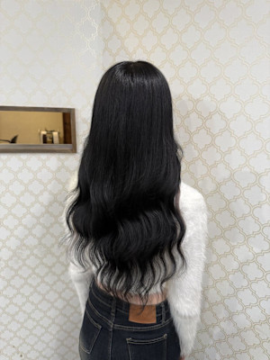 漆黒の黒ロング