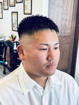 【20代 男性】ロンドンクロップフェード（大宮/バーバー）