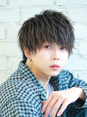 ソフトドライなショートネープウルフ