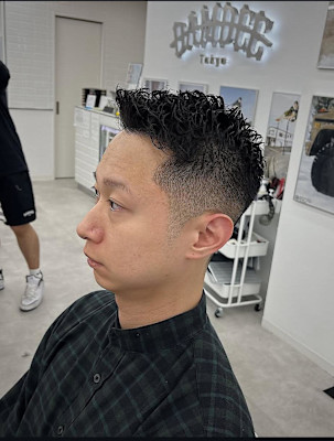 アイロンパーマ