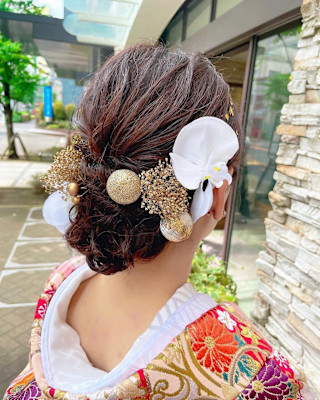 和装ヘアアレンジ