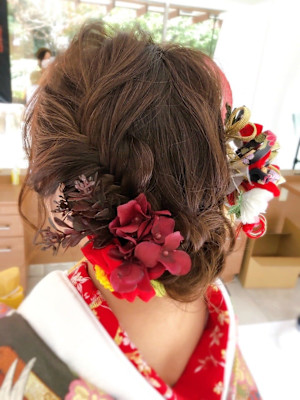 和装ヘアアレンジ