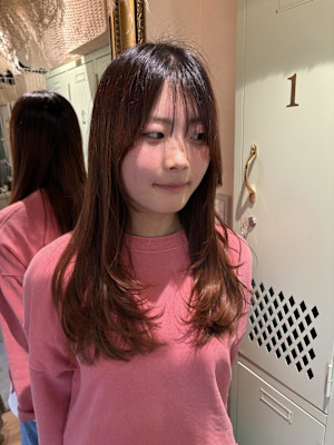 ワンカールで可愛いレイヤースタイル♪