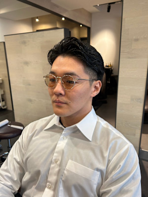 爽やか気流れパーマ