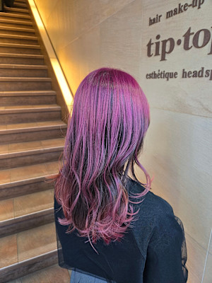 ピンクバレイヤージュ！