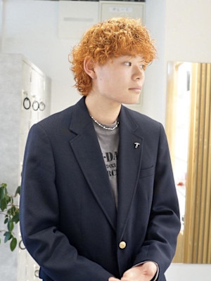 【タニグチ】メンズパーマ/メンズハイトーン/プードルパーマ