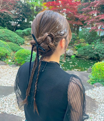 オシャレすぎるタイトヘアアレンジ