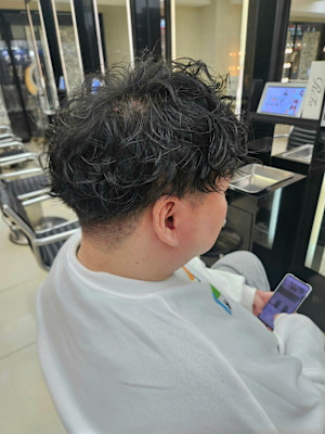 波巻きスパイラルパーマ