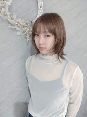 ３０代におすすめのレイヤーボブスタイルです。