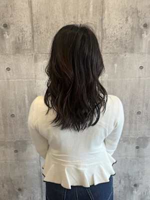 ふんわりレイヤー×ブラウン