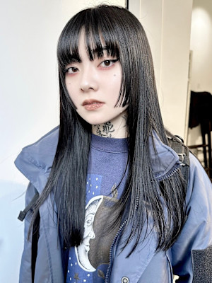 【-KOKO-】#黒髪ロング#姫カット#髪質改善