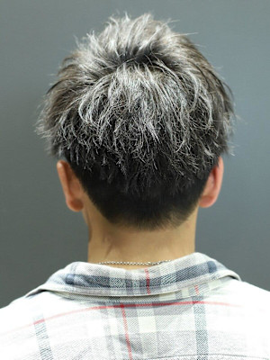 ツイストハーフアップショート