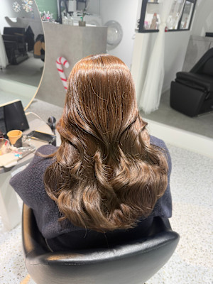 【MIHO】ミルクティーベージュ×セミロング