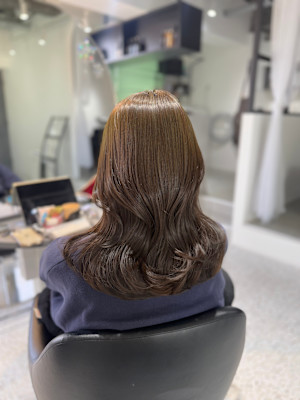 【MIHO】オリーブページュ×ミディアム