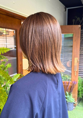 初夏の透明感ボブ 