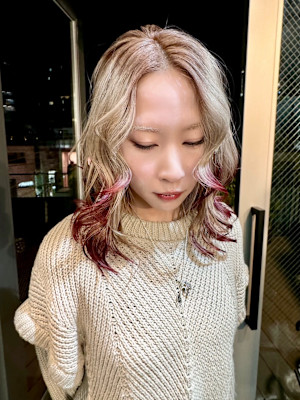 オーダーメイド　デザインカラー　ハイトーン　表参道/原宿