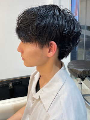 【韓国風メンズスタイル】シャドウパーマ