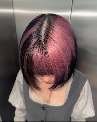 セクションカラー　デザインカラー　ハイトーン　原宿/表参道