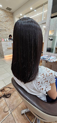 自然なツヤ感☆ナチュラルストレート