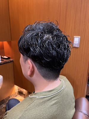 銀座　理容室　ナチュラルパーマ　個室理容室