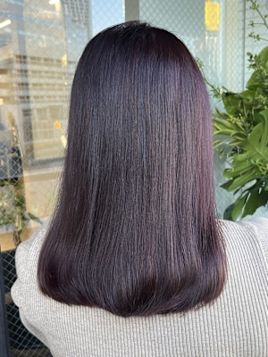 艶髪×ラベンダーピンクカラー