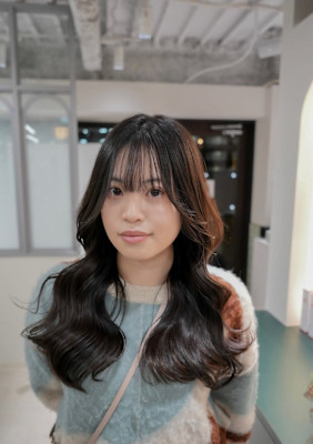 韓国巻き/くびれヘアー