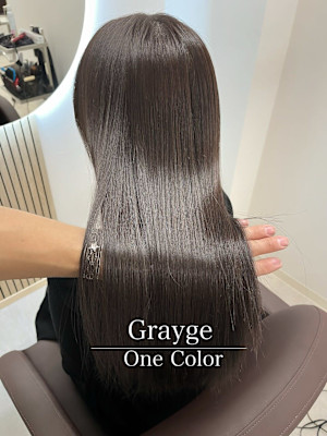 カラー指名No.1/透明感グレージュカラー