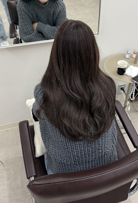 ゆる巻きブラウン