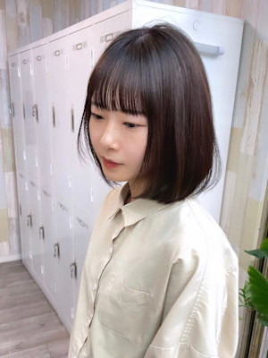 韓国風ゆるふわ艶髪グレージュ髪質改善トリートメント