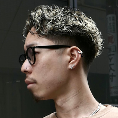 ラルフカール　メッシュ　スキンフェード