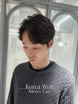 カラー指名No.1/メンズ韓国風ウルフカット