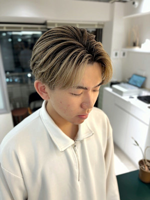 海外風メンズバレイヤージュ