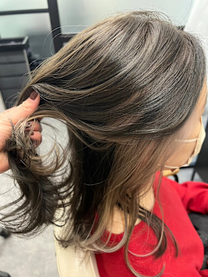 大人かわいいくびれミディラベンダーカラ