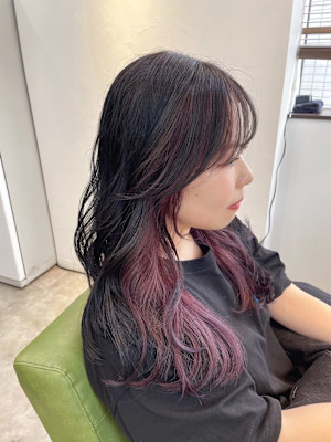 髪質改善/縮毛矯正/酸性ストレート/インナーカラー/韓国