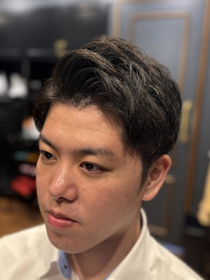 ツーブロックショート