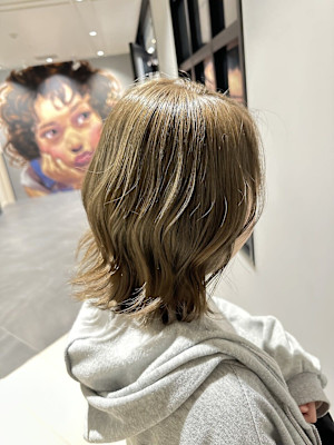 大人かわいいエギョモリ ミルクティーブラウン ひし形シルエッ