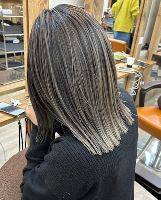 外国人風バレイヤージュ