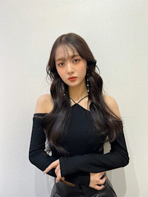 くびれ韓国ヘア/ふんわりカール/10代/20代/30代#ロン