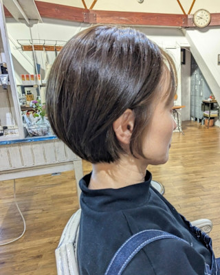 手ぐしでまとまるらくちんショート