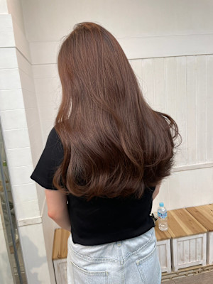 髪質改善トリートメント艶髪大人可愛いカカオベージュ渋谷