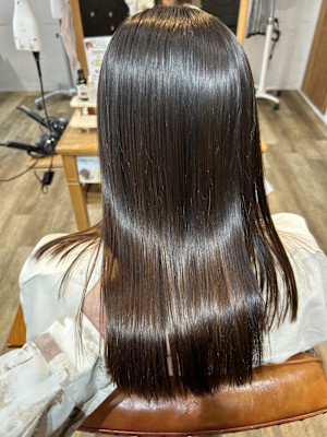髪質改善×ストレート