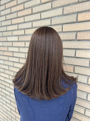 ブリーチなしベージュカラー