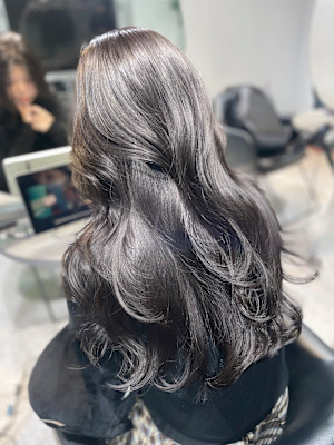 【HIROMI指名】ダークグレージュ/透明感溢れる色